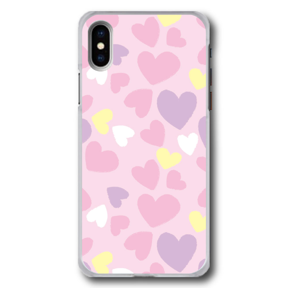 【1,000円ポッキリ】 iPhoneSE 第2世代 AQUOS sense3 SH-02M SHV45 iPhone11 XR XS 8 7 6S スマホケース 全機種対応 Xperia5 SO-01M SOV41 Galaxy A20 SC-02M SCV46 楽天モバイル ハードケース 母の日 プレゼント ハートいっぱい ピンク ギャル 女の子