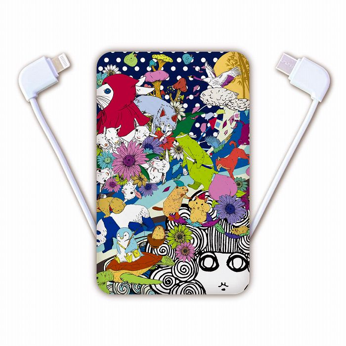 【割引クーポン有】 モバイルバッテリー スマホ 充電器 スカラー ScoLar デザイン iPhone Xperia AQUOS Galaxy 5000mAh ...