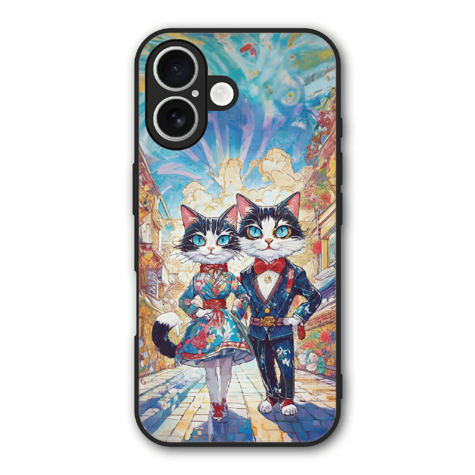 【ブラックフライデー 10%OFFクーポン】 iPhone17 ケース スマホケース Slim case 耐衝撃 iPhone Air 16e 16 15 14 13 12 ギャラクシー シャオミ ハードケース 耐衝撃 カメラ周り保護 側面保護 ネコ ニャンコ 40692