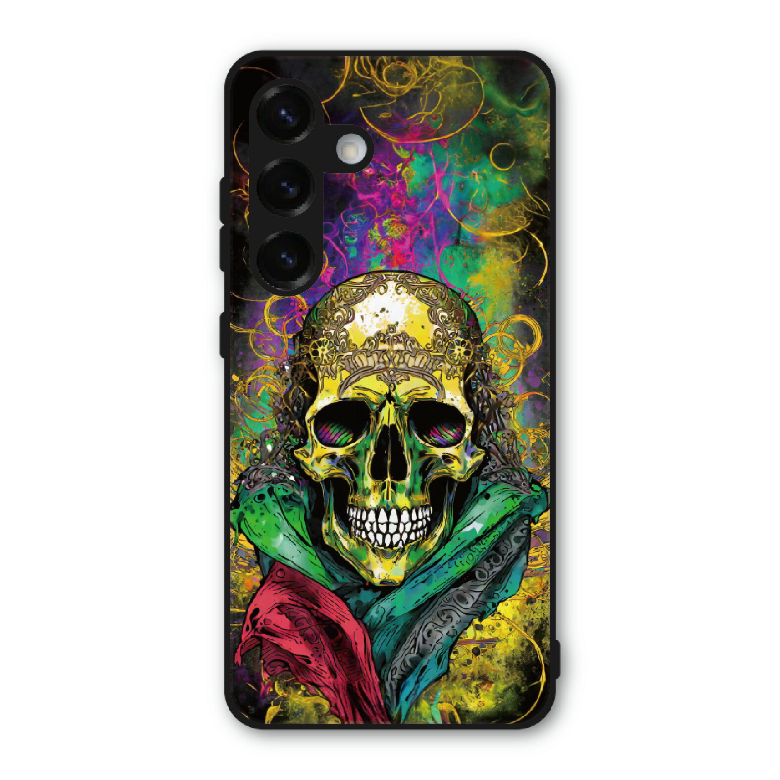 【お買い物マラソン 7％OFFクーポン】 iPhone16 ケース スマホケース Slim case 耐衝撃 iPhone 16e 15 14 13 12 ギャラクシー シャオミ ハードケース 耐衝撃 カメラ周り保護 側面保護 スカル ドクロ 40377