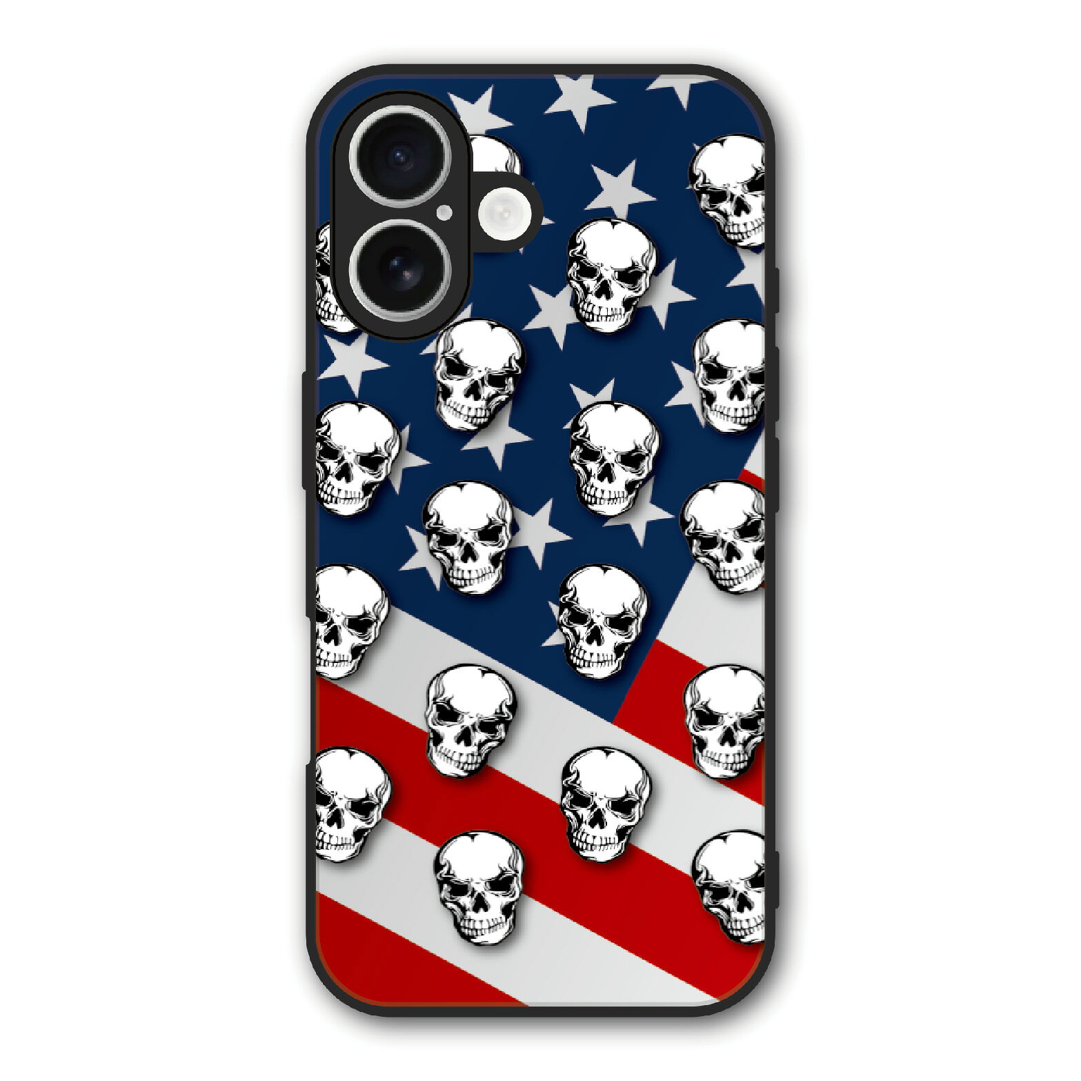Rakuten - 【10%OFFクーポン】 iPhone 17e iPhone 16e ケース スマホケース Slim case 耐衝撃 iPhone17 Air 16 15 14 13 12 ギャラクシー シャオミ ハードケース 耐衝撃 カメラ周り保護 側面保護 スカル ドクロ 国旗 メンズ