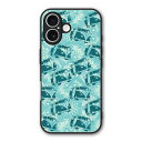 【お買い物マラソン 10%OFFクーポン】 iPhone13 ケース スマホケース Slim case 耐衝撃 iPhone 16e 15 14 13 12 ギャラクシー シャオミ ハードケース 耐衝撃 カメラ周り保護 側面保護 ダマスク柄 バス ターコイズ