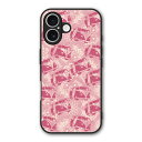 【お買い物マラソン 10%OFFクーポン】 iPhone13 ケース スマホケース Slim case 耐衝撃 iPhone 16e 15 14 13 12 ギャラクシー シャオミ ハードケース 耐衝撃 カメラ周り保護 側面保護 ダマスク柄 バス ピンク