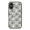 【お買い物マラソン 10%OFFクーポン】 iPhone13 ケース スマホケース Slim case 耐衝撃 iPhone 16e 15 14 13 12 ギャラクシー シャオミ ハードケース 耐衝撃 カメラ周り保護 側面保護 ダマスク柄 バス グレー