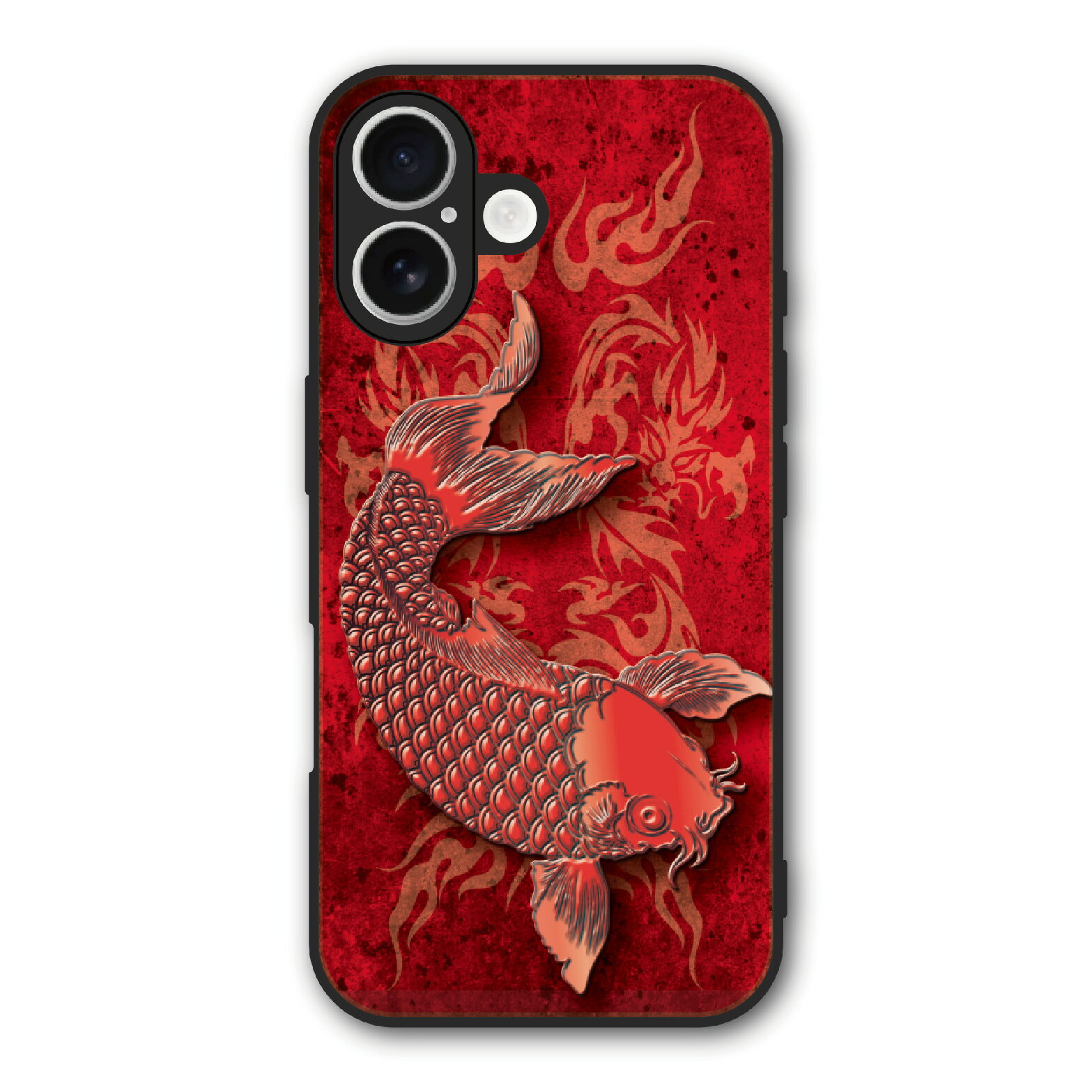 【期間限定 10%OFFクーポン】 iPhone17 ケース スマホケース Slim case 耐衝撃 iPhone Air 16e 16 15 14 13 12 ギャラクシー シャオミ ハードケース 耐衝撃 保護 側面保護 和柄 鯉 カープ 31096の商品画像