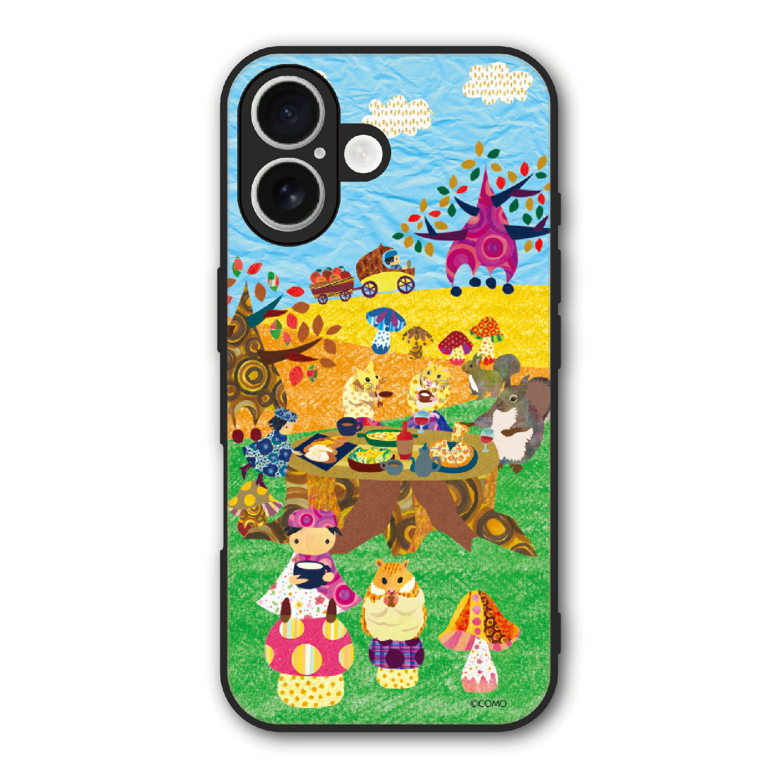 【父の日 7%OFFクーポン有】 iPhoneSE 第3世代 ケース スマホケース Slim case 耐衝撃 iPhone 16e 16 15 14 13 ギャラクシー シャオミ ハードケース 耐衝撃 スマホカバー アニマル柄 リス キノコ 秋の収穫祭
