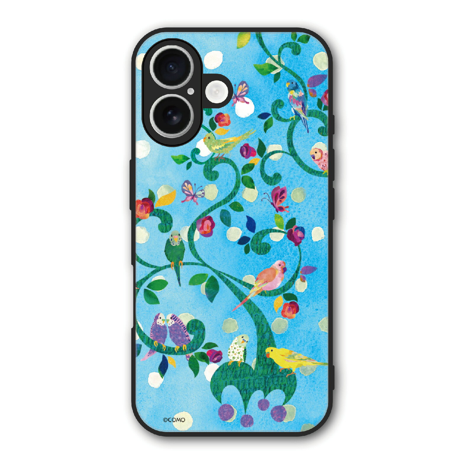 Rakuten - 【お買い物マラソン 大特価セール】 iPhone17 ケース アニマル柄 スマホケース Slim case 耐衝撃 iPhone Air 16e 16 15 Pro 14 13 12 ギャラクシー シャオミ ハードケース 耐衝撃 スマホカバー インコ カップル ブルー