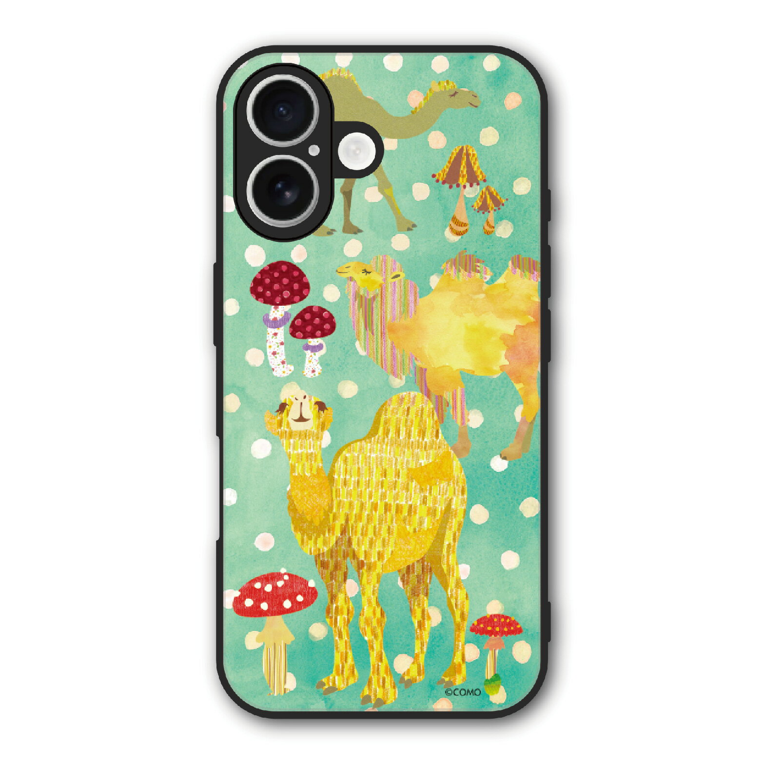  iPhone17 ケース アニマル柄 スマホケース Slim case 耐衝撃 iPhone Air 16e 16 15 Pro 14 13 12 ギャラクシー シャオミ ハードケース 耐衝撃 スマホカバー ラクダ キノコ グリーン