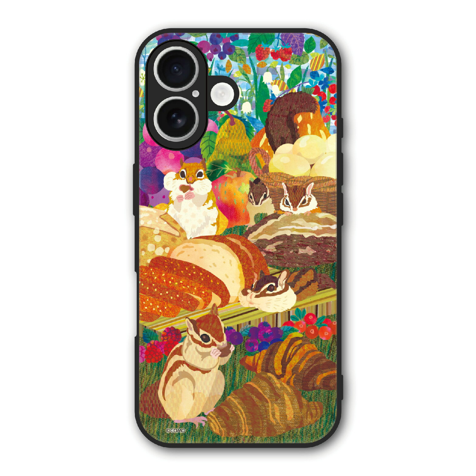 Rakuten - 【10%OFFクーポン】 iPhone17 ケース スマホケース Slim case 耐衝撃 iPhone Air 16e 16 15 14 13 12 アイフォン シャオミ ハードケース 耐衝撃 スマホカバー アニマル柄 シマリスのパン祭り