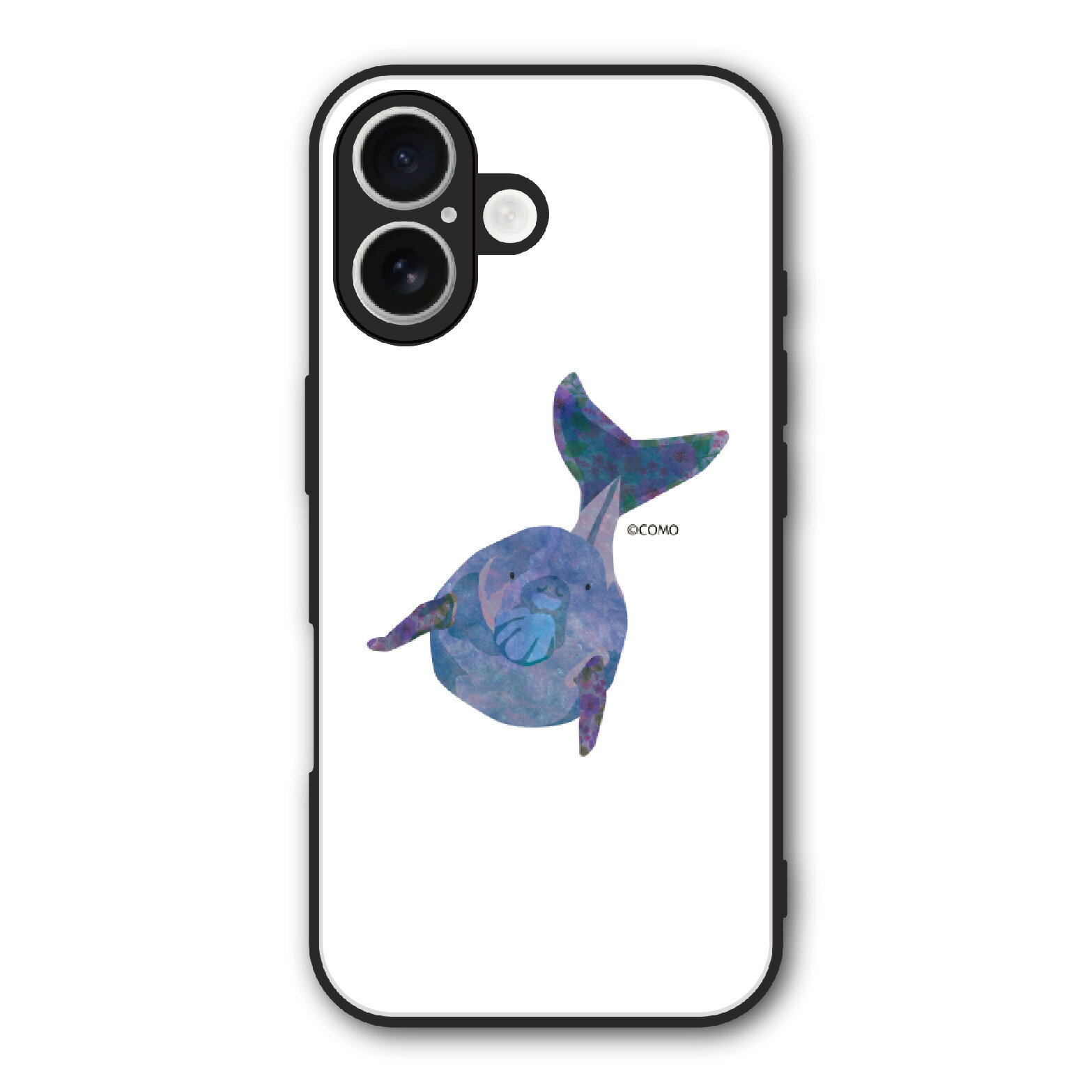 Rakuten - 【お買い物マラソン 大特価セール】 iPhone 16e ケース スマホケース Slim case 耐衝撃 iPhone17 16 15 14 13 12 ギャラクシー シャオミ ハードケース 耐衝撃 スマホカバー アニマル柄 ジュゴン 人魚