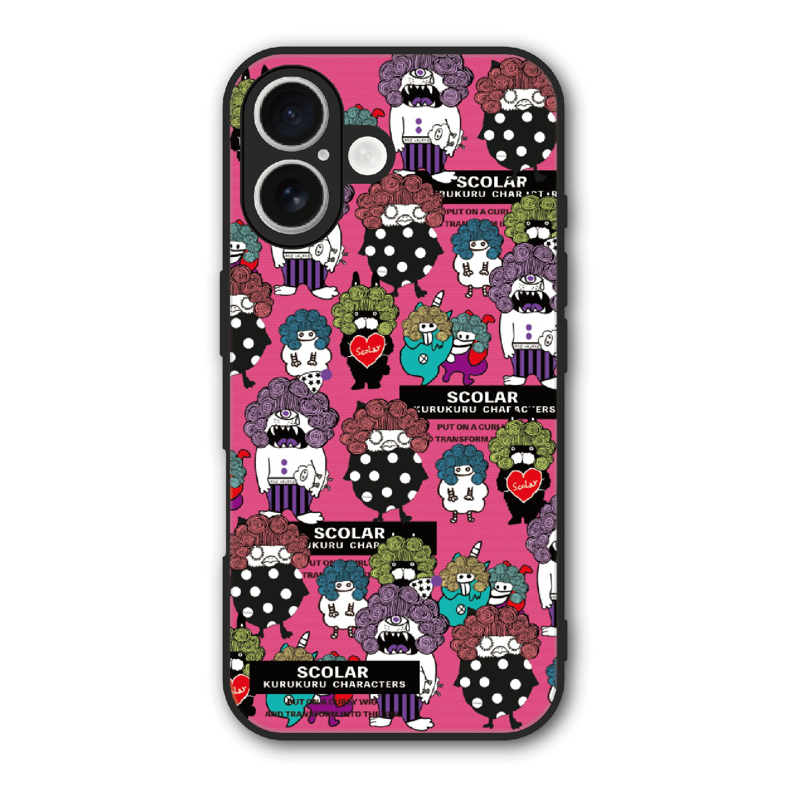 【7%OFFクーポン対象】 ScoLar スカラー iPhone 16e ケース スマホケース Slim case 耐衝撃 iPhone16 15 14 SE 第3世代 第2世代 ギャラクシー シャオミ ハードケース 耐衝撃 スマホカバー ピンク ラビル フクミン slim-scr50684