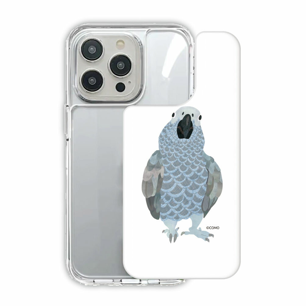 【クーポン利用で 2970円→2673円】 iPhone17 TPUPCケース iPhone Air スマホケース 耐衝撃 iPhone 17e iPhone 16e iPhone16 16 Pro 15 14 13 グリップケース スマホカバー COMO アニマル柄 ヨウム トリ 鳥 オウム