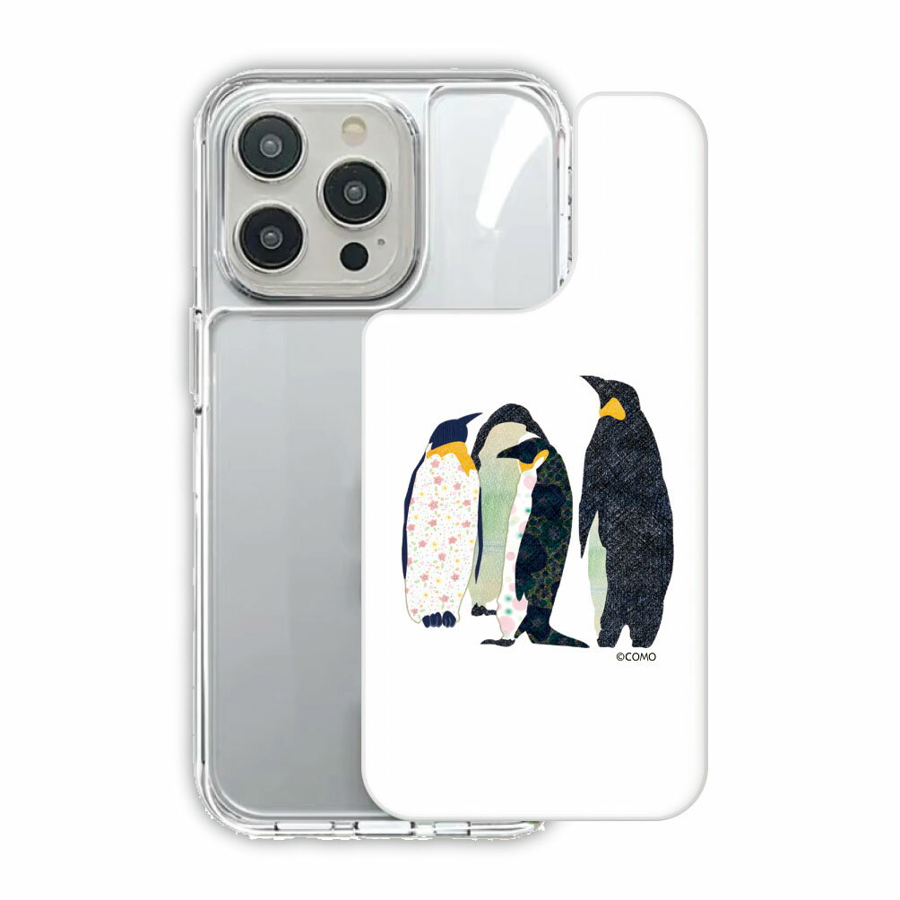 Rakuten - 【お買い物マラソン 大特価セール】 iPhone17 TPUPCケース iPhone Air スマホケース 耐衝撃 iPhone 17e iPhone 16e iPhone16 16 Pro 15 14 13 グリップケース スマホカバー COMO アニマル柄 コウテイペンギン 鳥 ペンギン 仲間たち