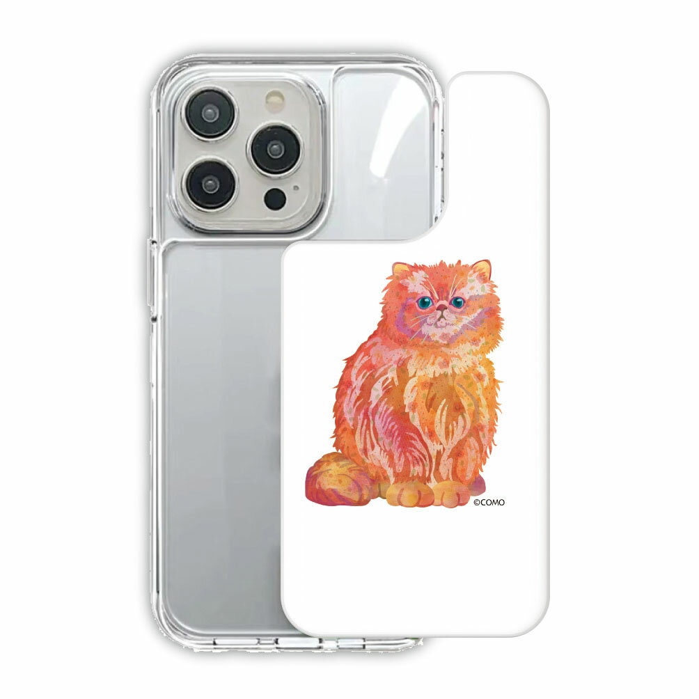 Rakuten - 【お買い物マラソン 10%OFFクーポン】 iPhone17 TPUPCケース iPhone Air スマホケース 耐衝撃 iPhone 17e iPhone 16e iPhone16 16 Pro 15 14 13 グリップケース スマホカバー COMO アニマル柄 猫 茶トラ 甘えん坊 かわいい