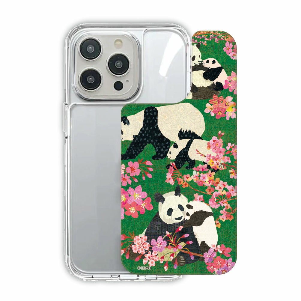 【お買い物マラソン 2970円→2580円】 iPhone17 TPUPCケース iPhone Air スマホケース 耐衝撃 iPhone 17e iPhone 16e iPhone16 16 Pro 15 14 13 スマホカバー グリップ 保護ケース COMO アニマル柄 サクラパンダ