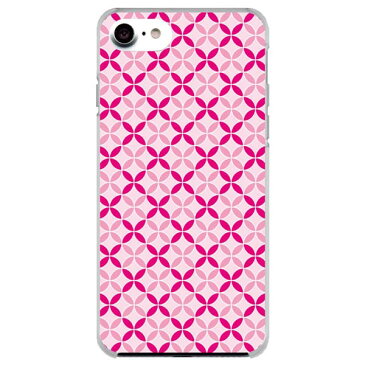 スマホケース【ほぼ 全機種対応】SOV37 702SO SOV36 701SO SHV42 706SH SHV41 706SH SHV40 SCV39 SCV38 スマホカバー クリア 格安スマホ SIMフリー 楽天モバイル UQモバイル Yモバイル ファンシー 七宝文様 かわいい★ポイント消化に★