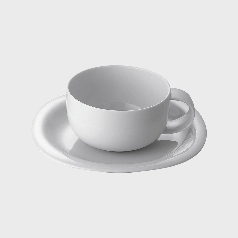 ローゼンタール 【6/4-6%クーポン&100％Pバック】Rosenthal ローゼンタール スオミ ホワイト ティーカップ＆ソーサー