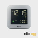 ブラウン BRAUN 時計 デジタル / 100周年Clock アラーム時計 グレー BC09 [ 目覚まし時計 ブラウン BRAUN 時計 アラームクロック ...