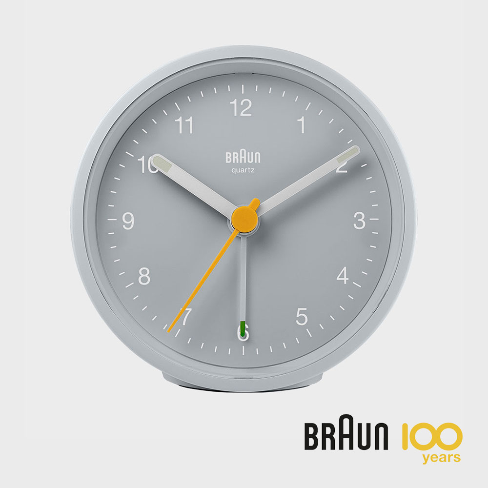 ブラウン BRAUN 時計 デジタル / 100周年Clock アラーム時計 グレー BC12 [ 目覚まし時計 ブラウン BRAUN 時計 アラームクロック 置き時計 置時計 おしゃれ 北欧 ]