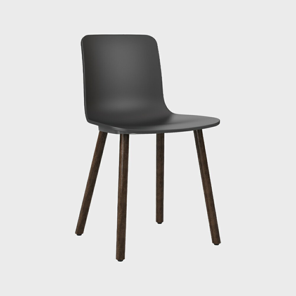 Vitra ヴィトラ Jasper Morrison HAL RE Wood 座面:ディープブラック