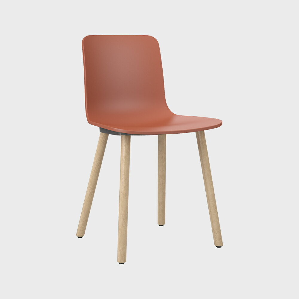 Vitra ヴィトラ Jasper Morrison HAL RE Wood 座面:ブリック