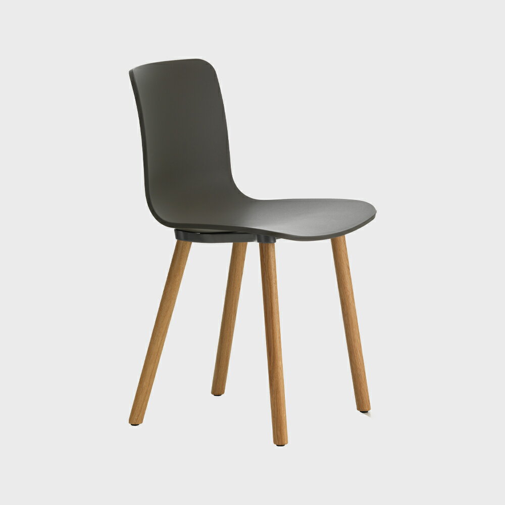 Vitra ヴィトラ Jasper Morrison HAL RE Wood 座面:バサルト
