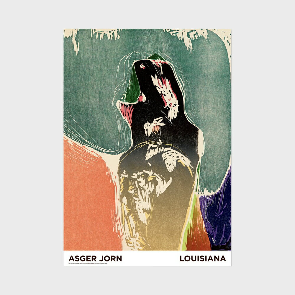 A1 ルイジアナ美術館 ポスター Asger Jorn - The Future of the Past (1971) [ 北欧 インテリア 玄関 ..