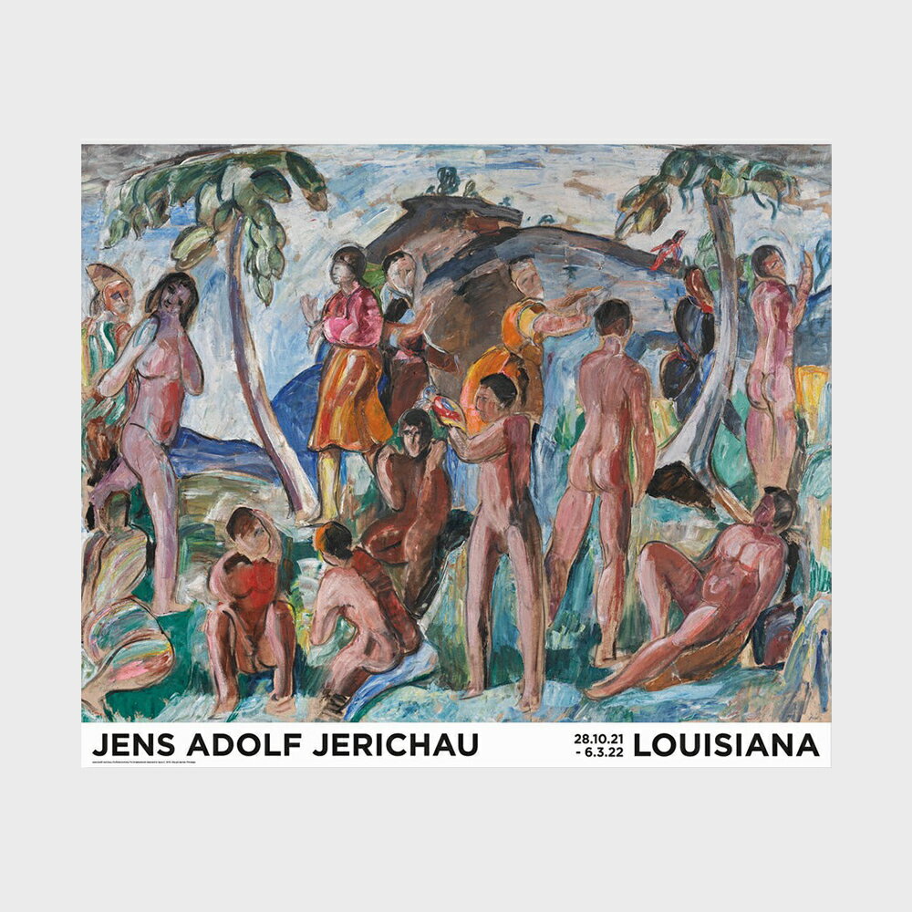 841 x 700mm ルイジアナ美術館 ポスター Jerichau - The Arrival of Spring (1915) [ 北欧 インテリア ..