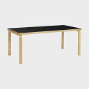 artek アルテック テーブル 83 黒 ブラック [ ダイニングテーブル artek アアルト 長方形 テーブル アルテック 木製 ダイニング 6人 リビン...