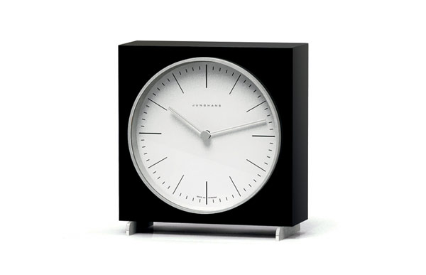 【エントリーP2倍】 ユンハンス マックスビル 置時計 アナログ / max bill junghans 時計 白 ホワイト [ 置き時計 テーブルクロックユンハンス junghans マックスビル おしゃれ 北欧 ] [2]