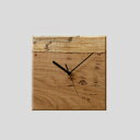 掛け時計 壁掛け時計 / RetRe リツリ 虫喰い木材 時計 クロック 四角 四角形 [ おしゃれ 壁掛け 掛時計 ウォールクロック 北欧 オシャレ ]