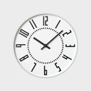 五十嵐威暢 札幌駅時計 掛時計 eki clock エキクロック ホワイト [ デザイナーズ ウォールクロック：五十嵐威暢 ]