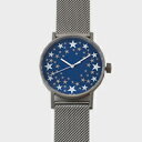 腕時計 メンズ レディース ペアウォッチ 札幌駅時計 star watch 星の大時計 37mm メッシュベルト [ 五十嵐威暢 北欧 おしゃれ かわいい 女性...