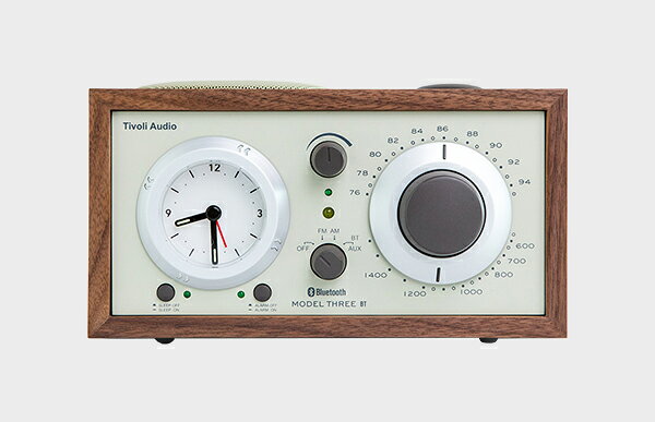【3エントリーP3+2+3倍&Pバック抽選】【特別価格】チボリオーディオ Tivoli Audio / Model Three BT Walnut Beige [ 高音質 ラジオ bluetoothスピーカー ブルートゥーススピーカー FMラジオ ラジオ おしゃれ かわいい レトロ チボリ オーディオ ] auc-designshop-10017215 designshop サンプル画像2