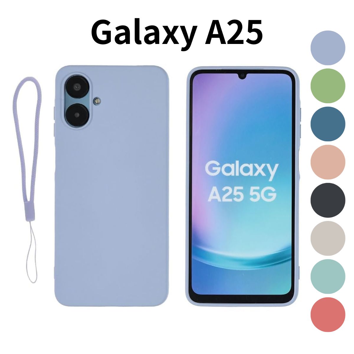 Galaxy A25 ケース シリコン カバー Galaxy A25 5G ソフト 薄型 おしゃれ かわいい 保護 耐衝撃 SC-53F SCG33 SM-A253 docomo au UQmobile Softbank Ymobile SIMフリー