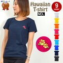 【即納】フラダンス衣装 Tシャツ フラダンス ダンス衣装 トップス ハワイ衣装 ハイビスカス 花 JP4401 レディース 綿100% 伸縮素材 半袖/丸首 ホ...