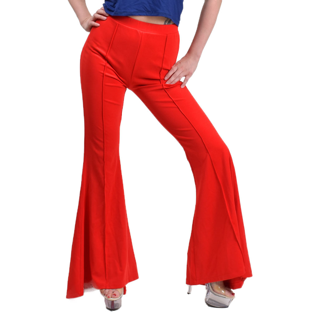 楽天市場】赤 パンタロン（カラーレッド）（レディースファッション