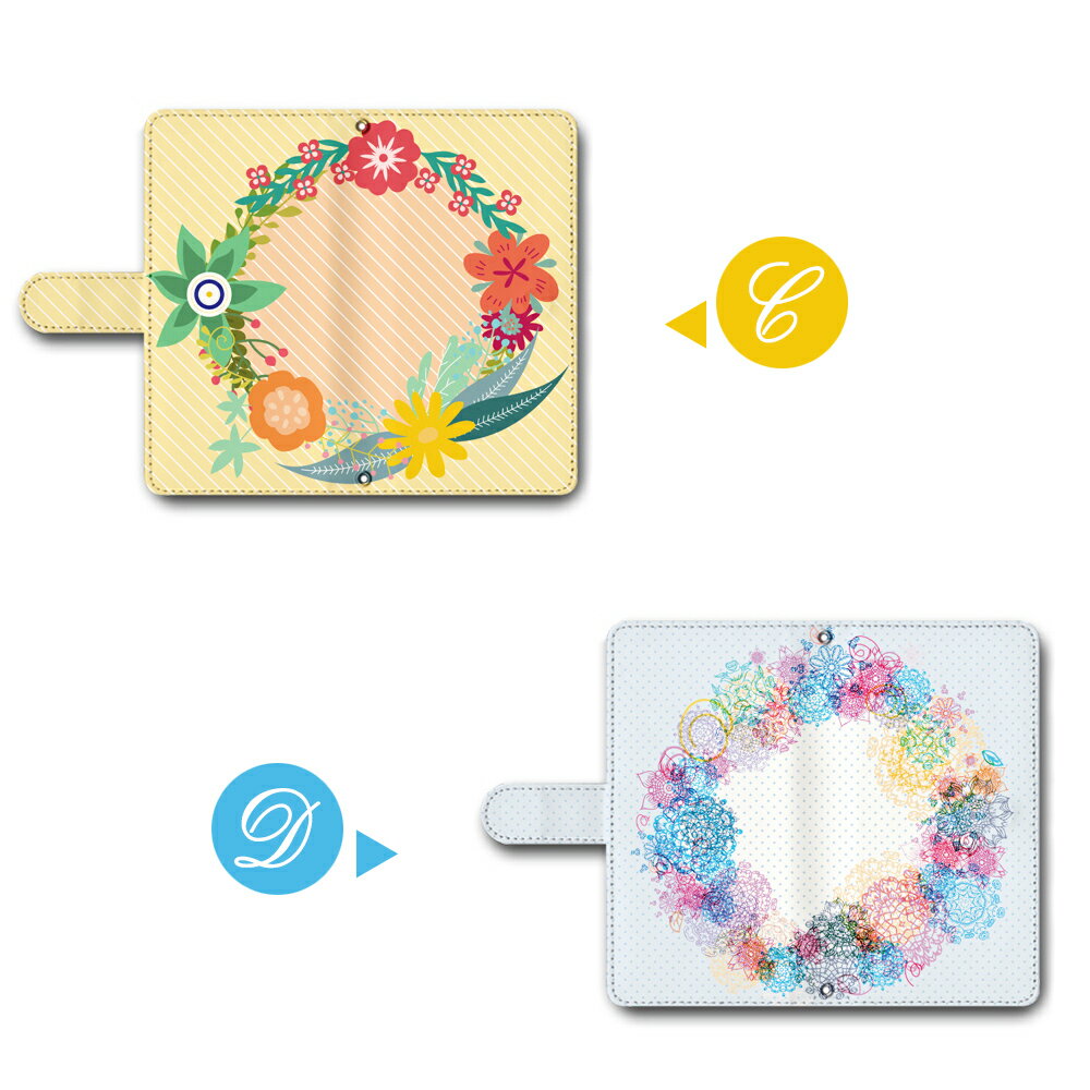 ZenFone6 ZS630KL ケース 手帳型 ゼンフォン6 カバー 花柄 ボタニカル リング かわいい おしゃれ スマホケース スマホカバー メンズ レディース 携帯ケース 携帯カバー 手帳ケース 手帳カバー