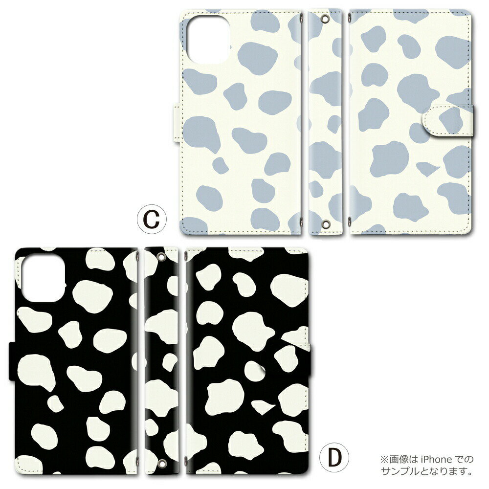 OPPO A3 5G CPH2639 ケース 手帳型 オッポa35g カバー アニマル柄 牛 ダルメシアン 模様 おしゃれ かわいい スマホケース スマホカバー メンズ レディース 携帯ケース 携帯カバー 手帳ケース 手帳カバー
