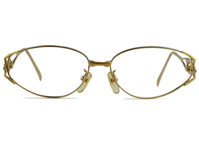アイカフェ EYE CAFE F-126 ゴールド 婦人メガネ レディース メガネ めがね 眼鏡 フルリム オーバル 伊達 度付き 老眼鏡 遠近両用 新品 送料無料 f1