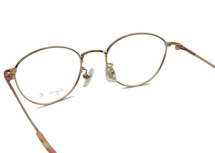アニエスベー agnes b. 50-0102 3color 伊達 度付き レディース チタン メガネ めがね 眼鏡 老眼鏡 遠近両用 新品 送料無料 48□19