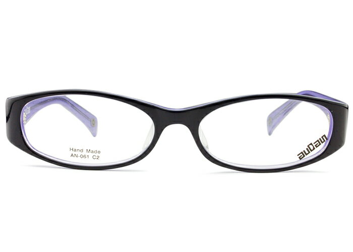 JEAN-PAUL Gaultier - アイカフェ EYE CAFE an-061 c.2 ブラック/パープル メガネ めがね 眼鏡 伊達 度付き 新品 送料無料