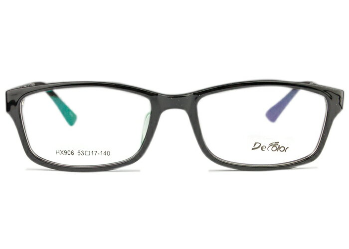 Rakuten - アイカフェ EYE CAFE hx906 c.12 r16 ブラック 軽量 メガネ めがね 眼鏡 伊達 度付き 新品 送料無料