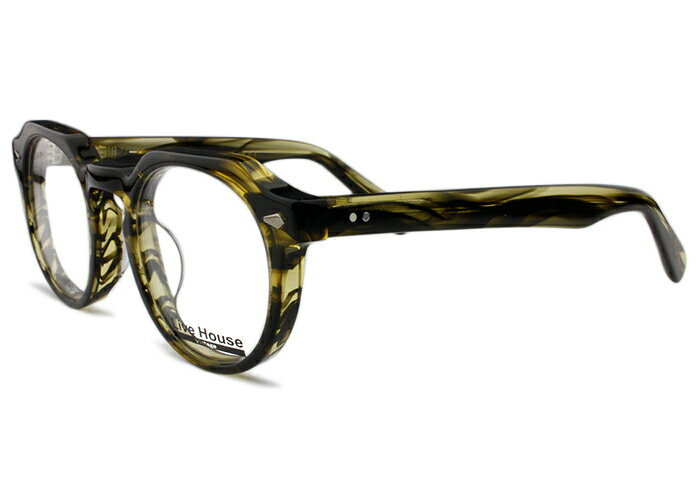 ライブハウス Live House LHV26-106 c.1 48 ブラウンササ 太め メガネ めがね 眼鏡 メンズ レディース 新品 送料無料