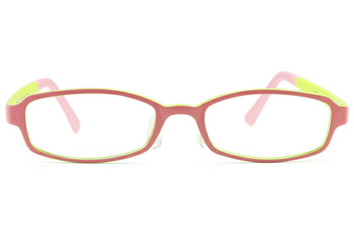 JEAN-PAUL Gaultier - アイカフェ EYE CAFE tr3031 yg s15 ピンク/ライトグリーン セル キッズ メガネ めがね 眼鏡 鼻パット付 伊達 度付き 新品 送料無料