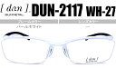 ドゥアン dun dun-2117 wh-27 パールホワイト メガネ 眼鏡 めがね 新品 送料無料 dun1(4)