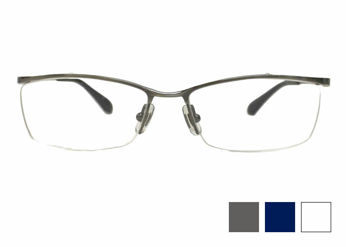 Rakuten - ドゥアン dun dun-5155 日本製 dun8 伊達 度付き メンズ 老眼鏡 遠近両用 チタン スクエア メガネ めがね 眼鏡 新品 送料無料 54□16