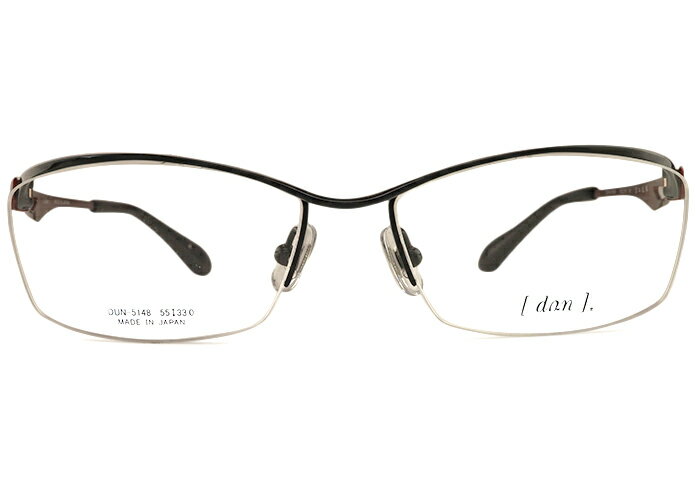 Rakuten - ドゥアン DUN dun-5148 日本製 dun4 伊達 度付き メンズ レディース 老眼鏡 遠近両用 ハーフリム ナイロール チタン メガネ めがね 眼鏡 新品 送料無料 55□16