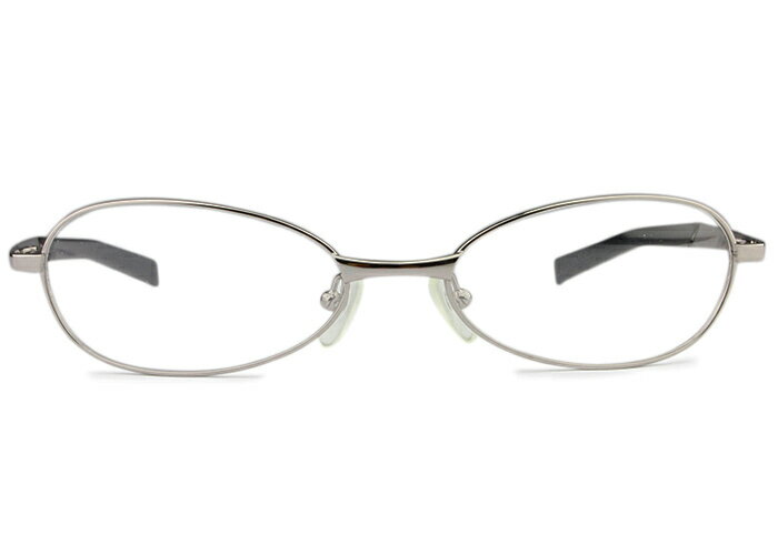 アイカフェ 3849 c.1 s5 シルバー 伊達 フルリム メガネ めがね 眼鏡 新品 送料無料