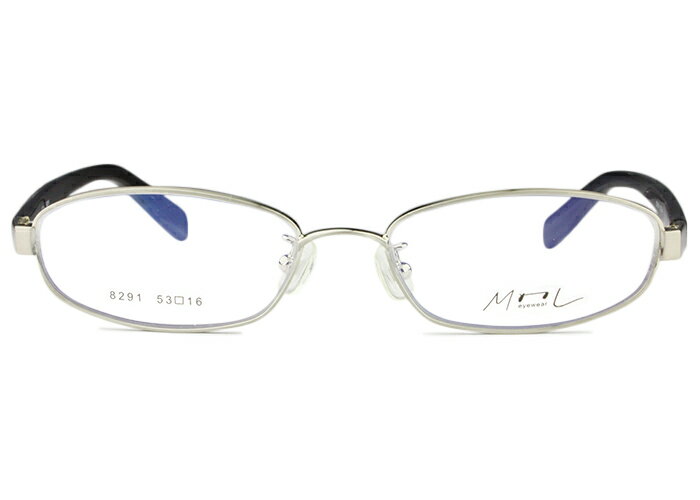 アイカフェ EYE CAFE 8291 c.4 r25 シルバー メガネ めがね 眼鏡 伊達 度付き 新品 送料無料